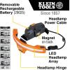 imageKlein Tools 60346 Hard Hat NonVented Full Brim Class E Premium KARBN Pattern Rechargeable Lamp Padded SweatWicking Sweatband Top PadHard Hat wWide Beam Headlamp
