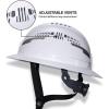 imageKlein Tools 60401T2 Type 2 Hard Hat Vented Full Brim Class C 6Point Suspension with Accessory Mounts and Washable PaddingHard Hat