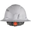 imageKlein Tools 60407 Hard Hat Light Vented Full Brim Style Padded SelfWicking OdorResistant Sweatband WhiteHard Hat wAlkaline Light