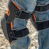 imageKlein Tools 60491 Hinged Knee Pads Heavy Duty Gel Foam Protective Knee Pads with QuickFasten Buckle and Thigh Strap Black
