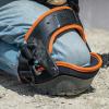 imageKlein Tools 60491 Hinged Knee Pads Heavy Duty Gel Foam Protective Knee Pads with QuickFasten Buckle and Thigh Strap Black