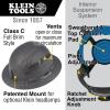 imageKlein Tools 60626 Hard Hat Vented Full Brim Premium KARBN Design Type 1 Class C Hard Hat 4Point Ratchet Suspension