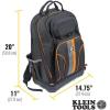 imageKlein Tools 62800BP Backpack Tool Bag Tradesman Pro ExtraLarge 40Pocket Electrician Jobsite Backpack with Molded Bottom Charging PortFullsize