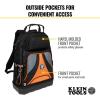 imageKlein Tools 62800BP Backpack Tool Bag Tradesman Pro ExtraLarge 40Pocket Electrician Jobsite Backpack with Molded Bottom Charging PortLow Profile