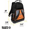imageKlein Tools 62800BP Backpack Tool Bag Tradesman Pro ExtraLarge 40Pocket Electrician Jobsite Backpack with Molded Bottom Charging PortLow Profile