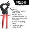 imageKlein Tools 63711 Wire Cable Cutter with Open Front Loading Jaws Cuts 600 MCM Copper 750 MCM Aluminum600 MCM Copper750MCM Aluminum