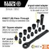 imageKlein Tools 65400 KNECT 15Piece Pass Through Socket Set SAE Impact Socket Set with MODbox Case Sockets Bits Accessories and 38Inch Drive Adapter