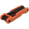 imageKlein Tools 70550 Hex Wrench Key Set 11 SAE Sizes Heavy Duty Folding Allen Wrench Tool with Extra Long Hex Keys11Key SAE