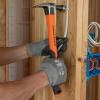 imageKlein Tools 83226 Linemans 26Ounce Claw Milled Hammer Fiberglass Handle Heavy Duty for Utility Poles Milled Face High Visibility Orange18 oz