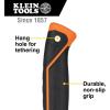 imageKlein Tools 83226 Linemans 26Ounce Claw Milled Hammer Fiberglass Handle Heavy Duty for Utility Poles Milled Face High Visibility Orange18 oz