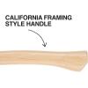 imageKlein Tools 83226 Linemans 26Ounce Claw Milled Hammer Fiberglass Handle Heavy Duty for Utility Poles Milled Face High Visibility Orange20 oz