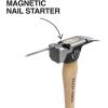 imageKlein Tools 83226 Linemans 26Ounce Claw Milled Hammer Fiberglass Handle Heavy Duty for Utility Poles Milled Face High Visibility Orange20 oz