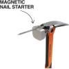 imageKlein Tools 83226 Linemans 26Ounce Claw Milled Hammer Fiberglass Handle Heavy Duty for Utility Poles Milled Face High Visibility Orange22 oz