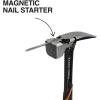 imageKlein Tools 83226 Linemans 26Ounce Claw Milled Hammer Fiberglass Handle Heavy Duty for Utility Poles Milled Face High Visibility Orange22 oz