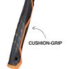 imageKlein Tools 83226 Linemans 26Ounce Claw Milled Hammer Fiberglass Handle Heavy Duty for Utility Poles Milled Face High Visibility Orange22 oz