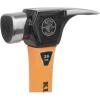 imageKlein Tools 83226 Linemans 26Ounce Claw Milled Hammer Fiberglass Handle Heavy Duty for Utility Poles Milled Face High Visibility Orange26 oz