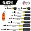 imageKlein Tools 85148 Screwdriver Set with Magnetizer  Demagnetizer for Magnetic Tips Flathead and Phillips Home Improvement 9Piece16Piece Screwdriver Set
