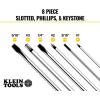imageKlein Tools 85148 Screwdriver Set with Magnetizer  Demagnetizer for Magnetic Tips Flathead and Phillips Home Improvement 9Piece8Piece Screwdriver Set
