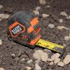 imageKlein Tools 9225 Tape Measure HeavyDuty Measuring Tape with 25Foot DoubleHook DoubleSided Nylon Reinforced Blade with Metal Belt Clip25Foot