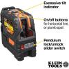 imageKlein Tools 93LCLGR SelfLeveling Laser Level Rechargeable with Bright Green CrossLines and Red Plumb Spot Magnetic and Ceiling Clamp MountingLaser Level