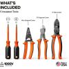 imageKlein Tools 94160MBINS MODbox Insulated Tool Kit 5Piece 1000V Rated Electrician Tools Set with Screwdrivers Wire Stripper Cutters Modular Storage Box