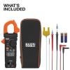 imageKlein Tools CL390 ACDC Digital Clamp Meter AutoRanging 400 Amp NCVT Tester HiViz LCD Display TRMS Continuity Resistance Temperature and MoreDual Display