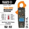 imageKlein Tools CL445 HVAC Clamp Meter AutoRanging TRMS NCVT Measures Voltage Current Temperature Micro Amps InRush and More1 12Inch Jaw