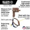 imageKlein Tools CN1907ARL Tree Climber Set with Pole Climbers Leg Irons Climbing Gaffs Climber Pads Straps Gaff Spikes Stirrups15Inch to 19Inch