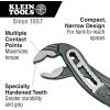 imageKlein Tools D5053KIT 3Piece Classic Klaw Pump Pliers Set 7Inch 10Inch and 12Inch Pump Pliers Compact Design with VJaw and Hardened Teeth for Maximum Torque2Piece Set