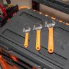 imageKlein Tools D5074 Adjustable Wrench Set Extra Capacity 6Inch 8Inch 10Inch 12Inch Forged Alloy Steel Metric and SAE 4Piece3Piece Kit