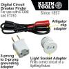 imageKlein Tools ET310KIT AC Circuit Breaker Finder Kit Electric Tester GFCI Tester Leads Adapters and Case
