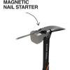 imageKlein Tools H80920S Smooth Face Framing Hammer with Straight Claw 20Ounce Forged Steel Magnetic Nail Puller and ExtraLarge Squared Strike Face20 oz