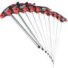 imageKlein Tools JTH910E THandle Hex Key Set SAE Inch Sizes Allen Wrench Set with 9Inch Blades Stand Included 10Piece