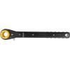 imageKlein Tools KT151T Linemans Ratcheting Wrench with BoltThrough Design 34Inch 1316Inch 1Inch x 118Inch Combination Square Socket