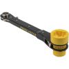 imageKlein Tools KT155T 6In1 Linemans Ratcheting Wrench with Bolt Through Design and Bright Yellow SocketOne Size
