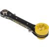 imageKlein Tools KT155T 6In1 Linemans Ratcheting Wrench with Bolt Through Design and Bright Yellow SocketOne Size