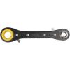 imageKlein Tools KT155T 6In1 Linemans Ratcheting Wrench with Bolt Through Design and Bright Yellow SocketOne Size