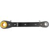 imageKlein Tools KT155T 6In1 Linemans Ratcheting Wrench with Bolt Through Design and Bright Yellow SocketOne Size