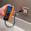 imageKlein Tools MM420 Digital Multimeter AutoRanging TRMS Multimeter 600V ACDC Voltage 10A ACDC Current 50 MOhms ResistanceGFCI Receptacle Tester