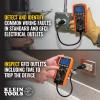 imageKlein Tools MM420 Digital Multimeter AutoRanging TRMS Multimeter 600V ACDC Voltage 10A ACDC Current 50 MOhms ResistanceGFCI Receptacle Tester