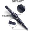 imageKlein Tools QRST2S QuickRelease Step Bit Set 3Piece Durable Aluminum Titanium Coating ImpactRated Hex Shank