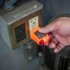 imageKlein Tools RT210 Outlet Tester Receptacle Tester for GFCI  Standard North American AC Electrical Outlets Detects Common Wiring Problems