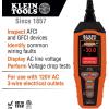 imageKlein Tools RT390 Circuit Analyzer with Large LCD Identifies Wiring Faults GFCI and AFCI Tester Voltage Drop Displays Trip Time