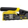 imageKlein Tools VDV226110 Ratcheting Modular Data Cable Crimper  Wire Stripper  Wire Cutter for RJ11RJ12 Standard RJ45 PassThru ConnectorsCrimper