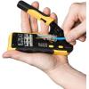 imageKlein Tools VDV226110 Ratcheting Modular Data Cable Crimper  Wire Stripper  Wire Cutter for RJ11RJ12 Standard RJ45 PassThru ConnectorsCrimper