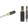 imageKlein Tools 32500MAG Magnetic MultiBit Screwdriver  Nut Driver 11in1 Multi Tool with 8 Bits 3 Nut Driver Sizes Cushion Grip HandleMagnetic 11in1  7in1 Impact Flip