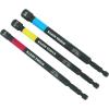 imageKlein Tools 32930 SAE Magnetic Impact Nut Setter Set 6Piece Color Coded Power Nut Driver with Extended Reach 6 SAE Sizes3Piece Nut Setter