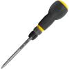 imageKlein Tools 32960A Fastbit TruGrip Screwdriver BallStyle Handle with QuickRelease Collar 2 Phillips and 6 mm Slotted DoubleEnded Bit 14Inch Bit Compatible