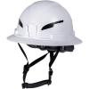 imageKlein Tools 60400T2 Type 2 Hard Hat NonVented Full Brim Class E 6Point Suspension with Accessory Mounts and Washable Padding