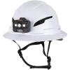 imageKlein Tools 60406T2RL Type 2 Hard Hat NonVented Full Brim Class E 6Point Suspension with Accessory Mounts Washable Padding and Rechargeable Headlamp